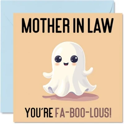 Image of Birthday Cards for Mother in Law Fa Boo Lous Funny Happy Card from Son Daughter Law, Mothers Day Mum 145mm x Joke Greeting Women Her