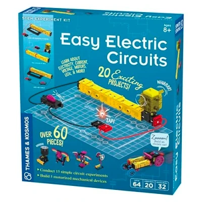Image of Thames &amp; Kosmos Easy Electric Circuits, Kids Science Kit, Learning Resources About Electricity, STEM Toys for Experiments, Age 8+
