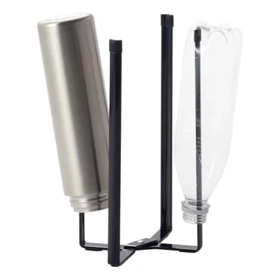 Image of Yamazaki 6785 TOWER Kitchen Multi Use Stand, black, Steel/Silicon Resin, Minimalist, 12 x 10 27 cm