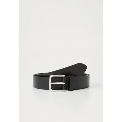 Image of Gant Mens Leather Belt Black One Size