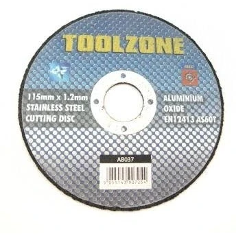 Image of Toolzone 4 1/2&quot; 1.2mm Stainless Steel Cutting Disc
