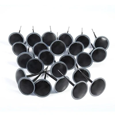 Image of 24Pcs Tyre Plug Patch Auto Tubeless Puncture Repair Wired 6mm Mushroom