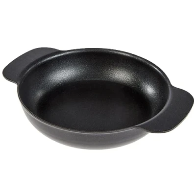 Image of Ibili Indubasic Round Dish, Aluminium, Black, 14 x 6 cm