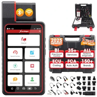 Image of LAUNCH X431 Diagun V Car Diagnostic Tool All System with ECU Coding / 35+ Reset Services/AutoAuth for FCA SGW/Bidirectional Scan OBD2 Code Reader…