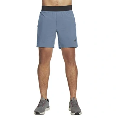 Image of Skechers Golf Men&#039;s Gowalk Movement 7&quot; Shorts, Blue, XXL UK