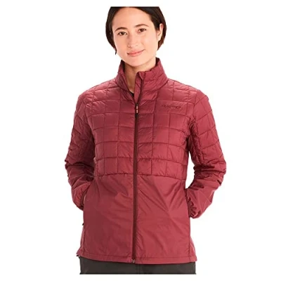 Image of Marmot Women Wm&#039;s Echo Featherless Hybrid, Insulated hiking jacket, water repellent functional breathable quilted windproof outdoor Port Royal, XS