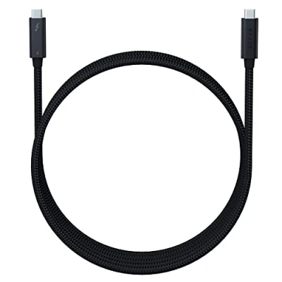 Image of Razer Thunderbolt 4 Cable (Up to 40 Gigabits per second, up 8K Resolutions, 100W Charging, Ultimate Compatibility) Black 0.8M