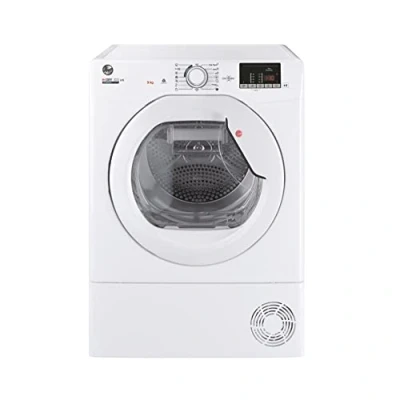 Image of Hoover H DRY 300 HLEC9DE 9KG Freestanding White Condenser Tumble Dryer with Indoor Water Container