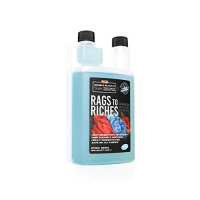 Image of P &amp; S PROFESSIONAL DETAIL PRODUCTS Rags to Riches Premium Microfiber Detergent, Deep Cleans and Restores, Safe on All Fabrics, Highly Concentrated, Next Generation Cleaning Technology (1 Quart)