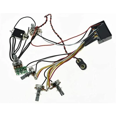 Image of Dopro Pre wired 3 Band Active &amp; Passive EQ Equalizer Electric Bass Preamp Circuit