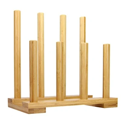 Image of Bamboo Boot Rack Storage &amp; Welly Wellington Organiser Walking Stand M&amp;W