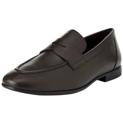Image of Geox Men&#039;s U Sapienza A Loafer, Dark Brown, 11 UK