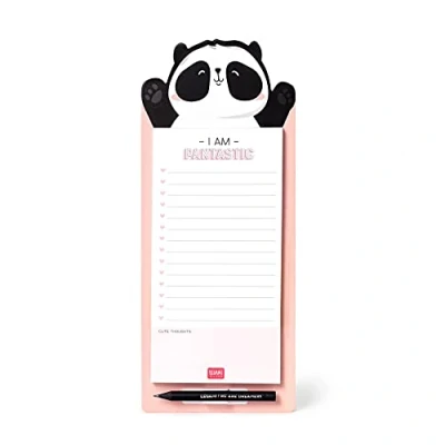 Image of LEGAMI Don&#039;t Forget Panda Magnetic Notepad 11 x 28 cm