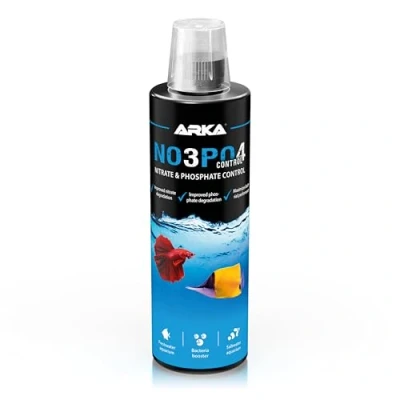 Image of MICROBE LIFT® NOPO Control Increases the degradation of nitrate (NO3) and phosphate (PO4) in any marine &amp; freshwater aquarium. Improves performance bacteria. Contents: 473ml
