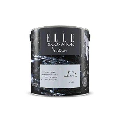 Image of ELLE Decoration by CROWN 2.5L Flat MATT Emulsion Paint Pure Minerals No 124