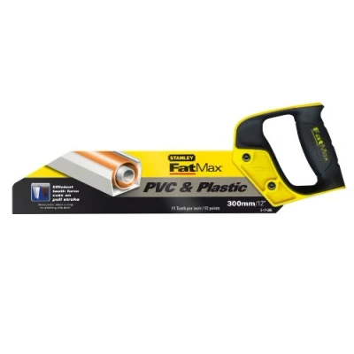 Image of Stanley FatMax PVC &amp; Plastic Cutting Saw 12&quot; / 300mm 11tpi