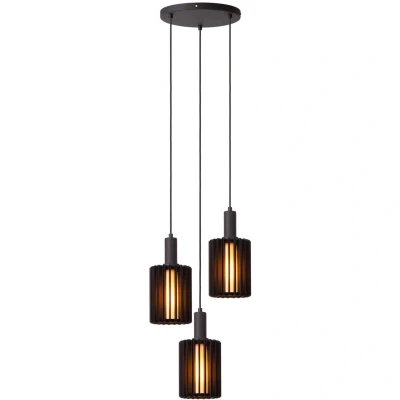 Image of Lambres Pendant light 3xE27 Black
