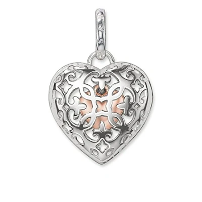 Image of Thomas Sabo Women Pendant Heart Medallion 925 Sterling Silver PE704 415 12