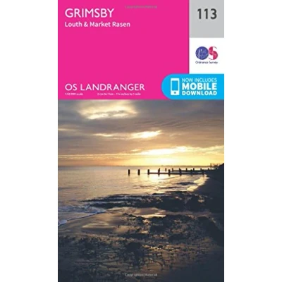 Image of Landranger 113 Grimsby Map