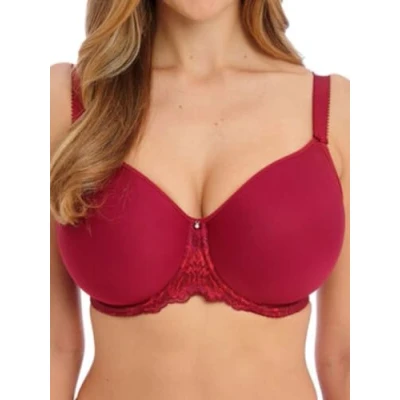 Image of Fantasie Aubree Moulded Spacer Bra Rouge Red 32F