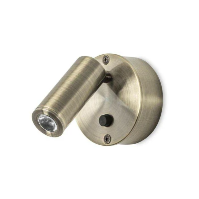 Image of LEDS C4 Ivy LED Adjustable 1 Light Indoor Wall Antique Brass