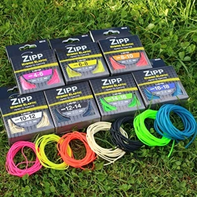 Image of Nu Fish Zipp Hybrid Elastic 3m Carp Pole Fishing (Yellow 6 8 1.4mm)