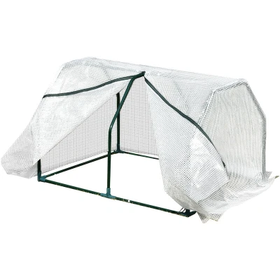 Image of Outsunny Mini Tunnel Greenhouse Warm House Shelter Plant Shed Portable Steel Frame 2FT