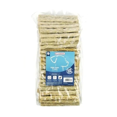 Image of Classic Pet Products 100 Percent Hide Snax Sticks, 125 mm, Spearmint, Pack of