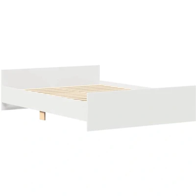 Image of vidaXL Bed Frame without Mattress White 120x200 cm