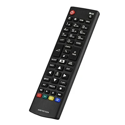 Image of ciciglow Remote Controller, DC3V Control Replacement Silicone Buttons Good Signal Transmission for LG LCD TV AKB7915324
