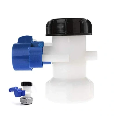 Image of SEIWEI IBC Tank Tap Adapter Tote Valve Hose Fittings Drain Connector Replacement Fitting Plastic(62mm)