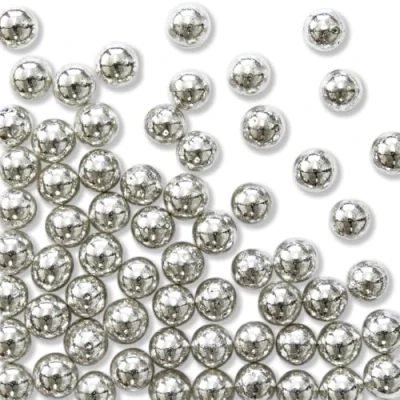 Image of PME Silver 6 mm Diameter Sugar Pearls 25 g