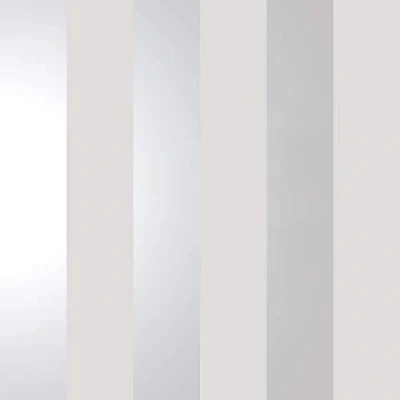 Image of Bold Stripe Grey Silver Metallic Shimmer Wallpaper Feature Holden Decor Dillan