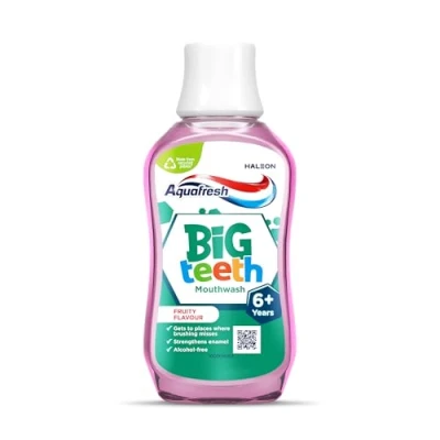 Image of Aquafresh My Big Teeth Mouthwash Fruity Flavour 300ml