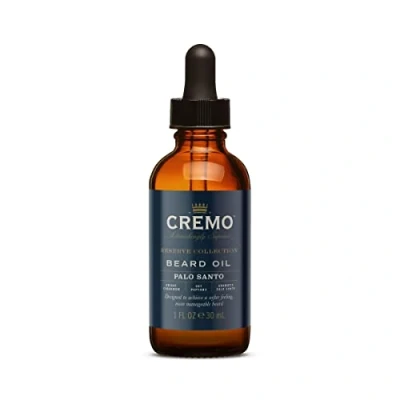 Image of CREMO Reserve Collection Palo Santo Beard Oil For Men Argan and Jojoba Oils 30ml