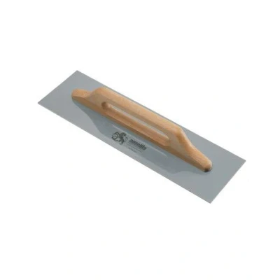 Image of AUSONIA 42081 PLASTERING Trowel 48X12 with Stainless Steel Blade, Selected Wooden Handle