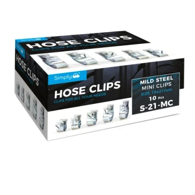 Image of 21x Simply Pack of 10 19 21mm Zinc Plated Mild Steel Mini Clip S 21 MC
