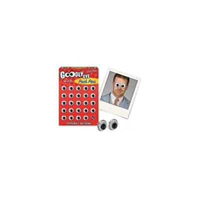 Image of Archie McPhee Googly Eye&#039;s Push Pins Set of 25