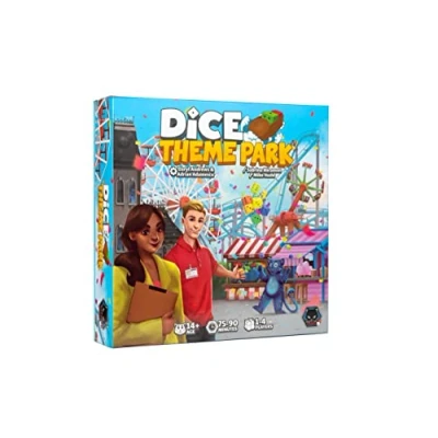 Image of Alley Cat Games Dice Theme Park Board Game Blue Version