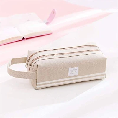 Image of Big Capacity Pencil Case Large Pen Pouch Bag High Storage Middle School College Office Organizer for Student Teens Girls Adults
