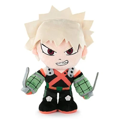 Image of BARRADO Soft Toy of the Characters My Hero Academia 28cm, 11&#039;02&quot; Deku, Bakugo, Todoroki Super Quality (Bakugo)