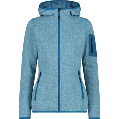 Image of CMP Woman Jacket Fix Hood, Anise Jade B.Blue, XXXL