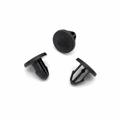 Image of VVO Fasteners Black Plastic Bonnet Rubber Weatherstrip Clips for Subaru Impreza, (Pack of 10)