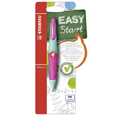 Image of Handwriting Pencil STABILO EASYergo 1.4 Right Handed Turquoise/Neon Pink