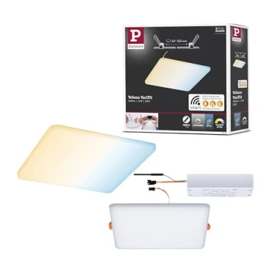 Image of Paulmann Veluna panel angular CCT ZigBee 18.5 cm