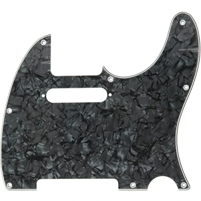 Image of Fender Plaque Telecaster 8 trous black pearl