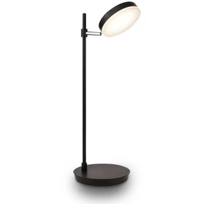 Image of Modern Fad Integrated LED Black Table Lamp