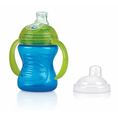 Image of Nûby Swirl Spill Proof Mug, Blue 6 m+