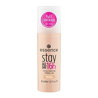 Image of Essence Stay All Day Makeup Foundation long lasting make up Soft Beige, 30 ml.
