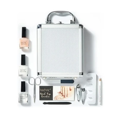 Image of Technic French Manicure 12Pc Beauty Case Contains Everything to Create The Classic in Minutes Portable Carry Perfect for Gift or Travel